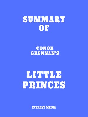 cover image of Summary of Conor Grennan's Little Princes